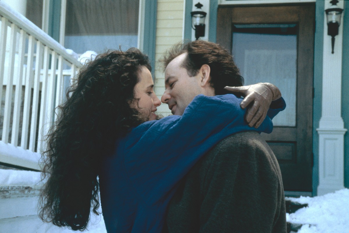 Andie MacDowell i Bill Murray w filmie "Dzień Świstaka"