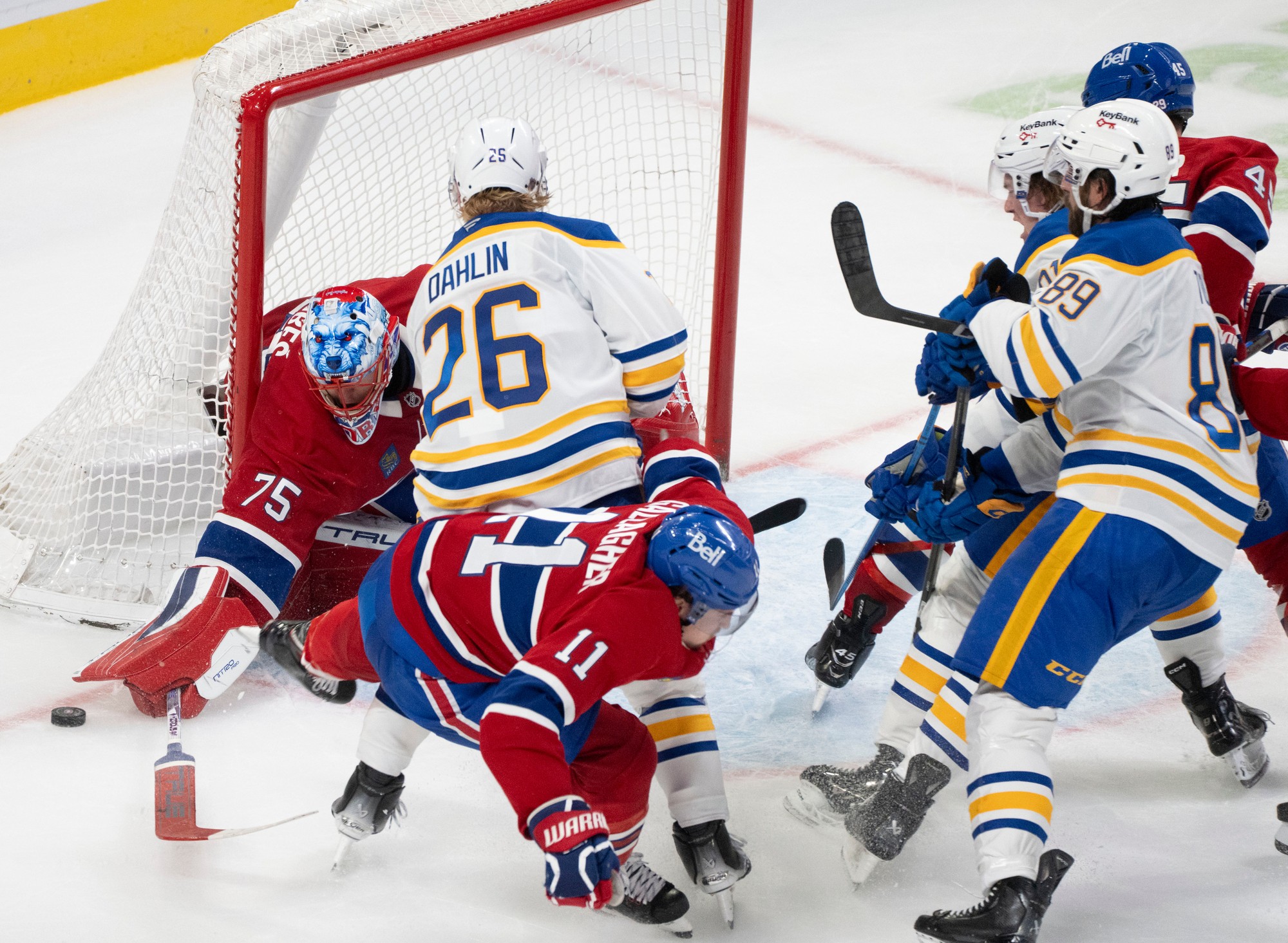 Zápas NHL: Montreal Canadiens - Buffalo Sabres. 