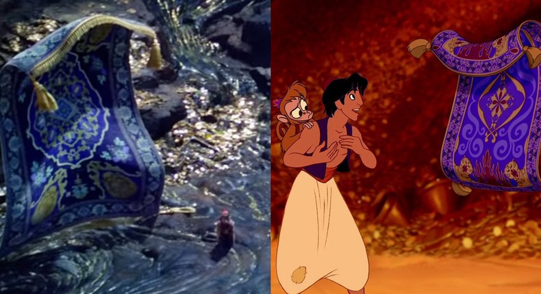 aladdin live action magic carpet