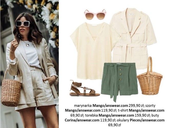 Ubrania z lnu na lato 2018. STYLIZACJE