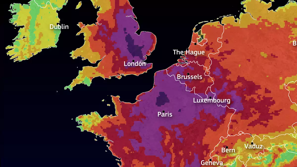 Upały w Europie na zdjęciach programu Kopernik