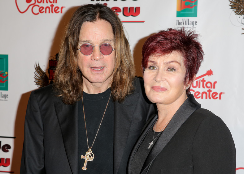 Ozzy Osbourne i Sharon Osbourne w październiku 2014 r.