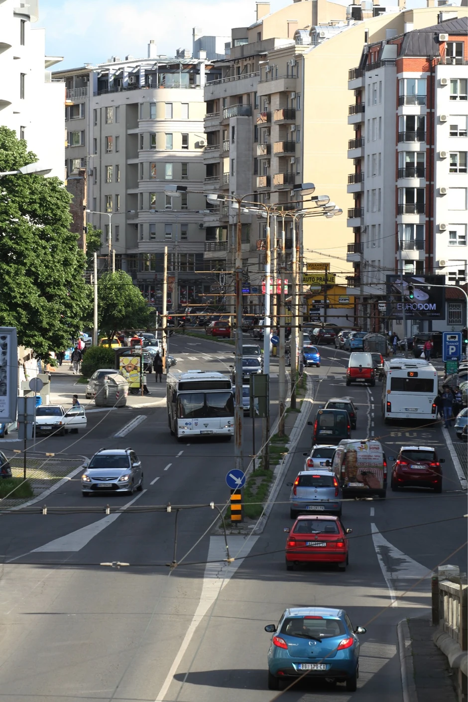 Ulica Dimitrija Tucovića, granica "Bulke"