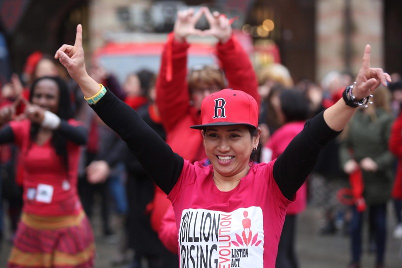 Akcja "One Billion Raising". Bolonia, Włochy