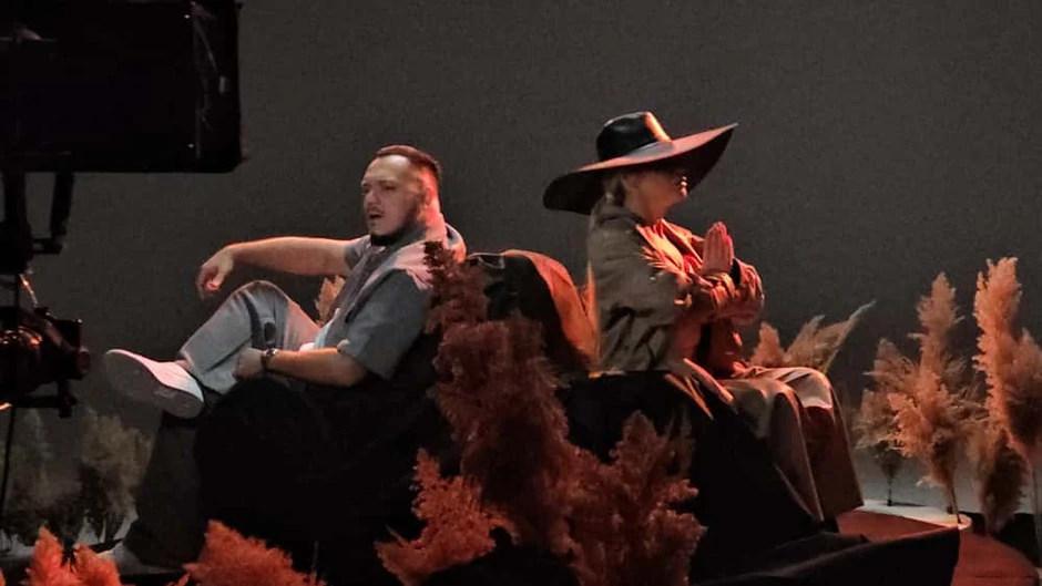 Vanja i Gastoz na snimanju spota