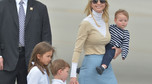 Ivanka Trump z dziećmi na lotnisku