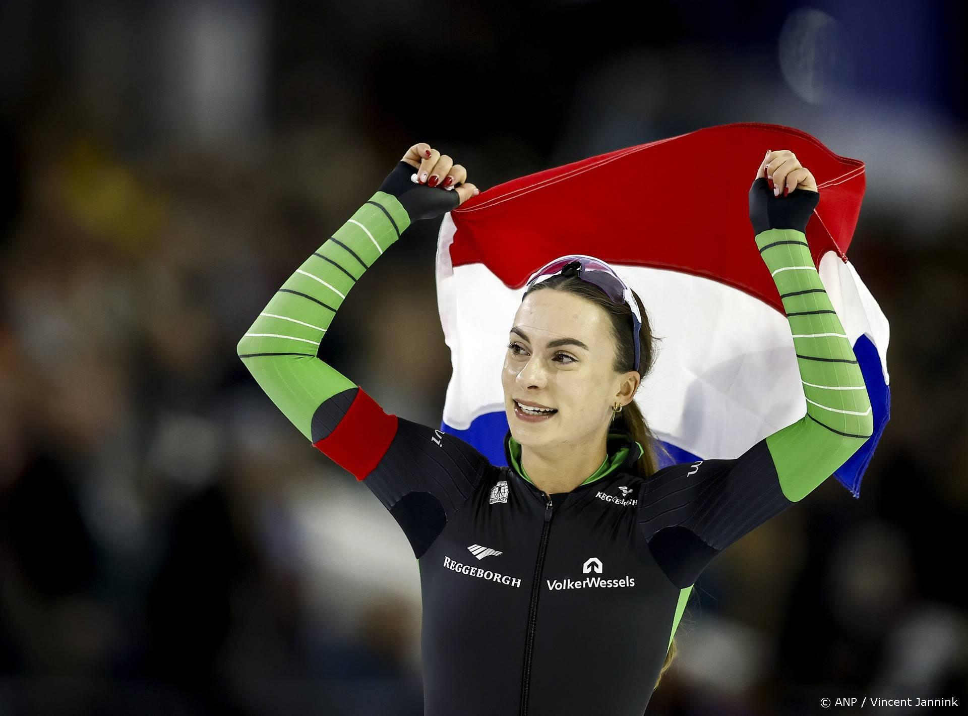 Femke Kok schrijft geschiedenis met wereldrecord op 500 meter