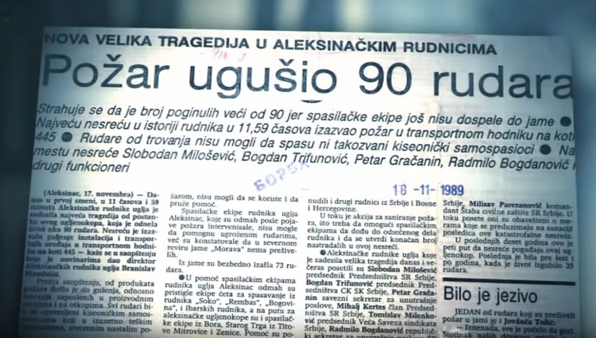 Naslov u novinama nakon tragedije