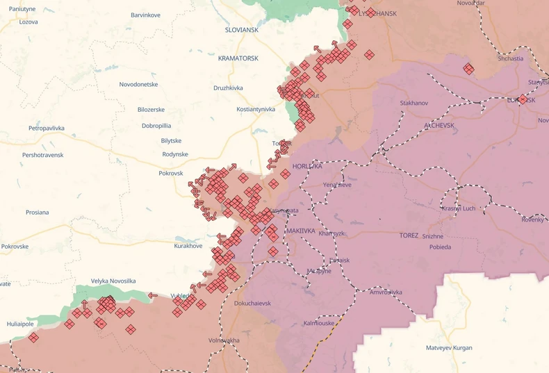 Mapa, Pokrovsk, Dip Stejt, 2. septembar