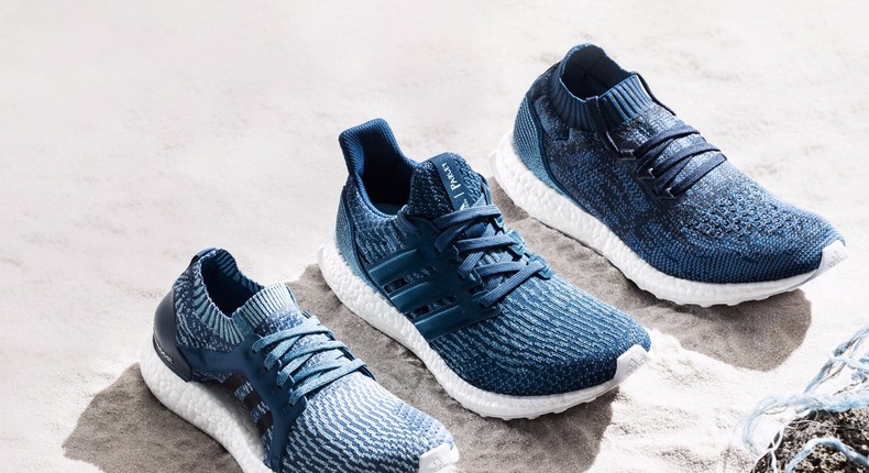 The Adidas x Parley collection.