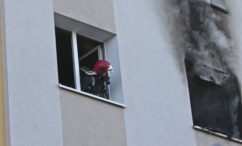 Pożar mieszkania w Zielonej Górze