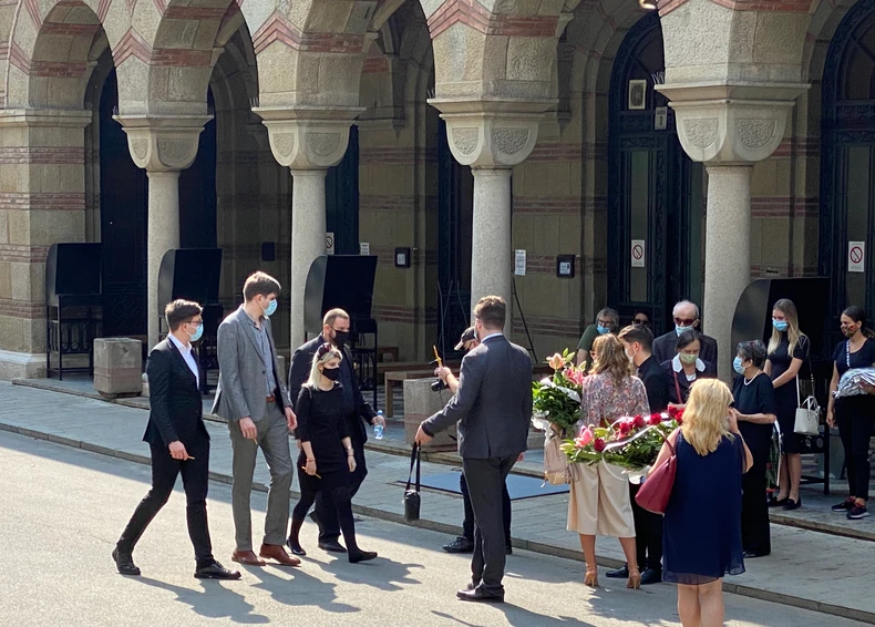 Isidora Bjelica - kremacija 