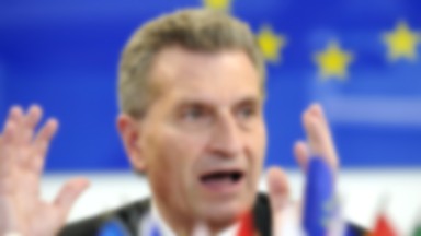 Oettinger chce wznowienia rozmów w sprawie gazu przed połową lipca