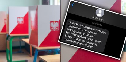 Alert RCB przed wyborami. Po co ten SMS? Wcześniej przychodziły dziwne wiadomości