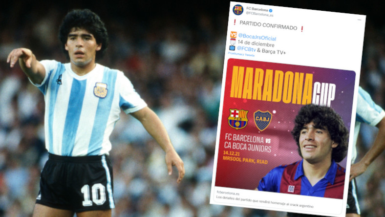 Maradona Cup. FC Barcelona i Boca Juniors uczczą pamięć "Boskiego Diego"