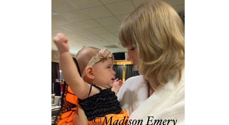 Taylor Swift greets 9-month-old fan in San Diego