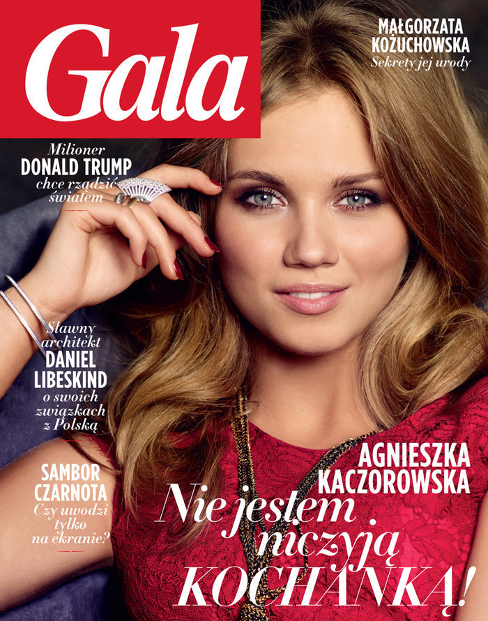 Agnieszka Kaczorowska na okładce "Gali"