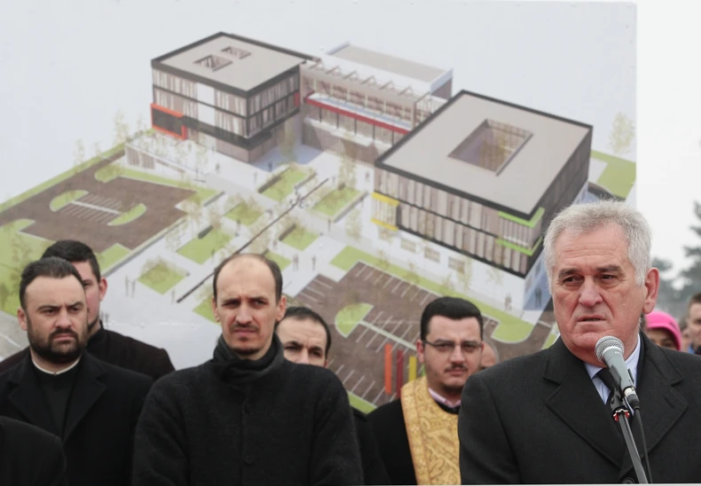 U pozadini je predstavljen budući izgled Centra