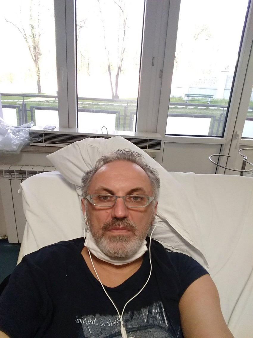 Zoran tokom druge faze lečenja