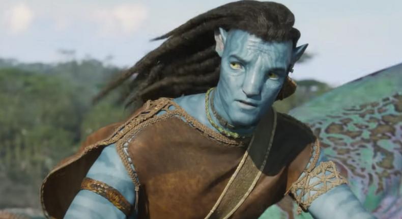 Jake Sully dans Avatar : La Voie de l'eau