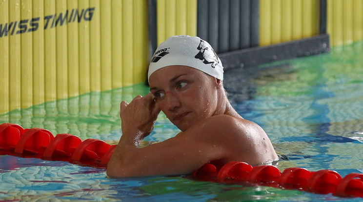 Hosszú Katinka egy úszó-világbajnokságot népszerűsítő plakáton sem szerepel / Fotó: Pozsonyi Zita