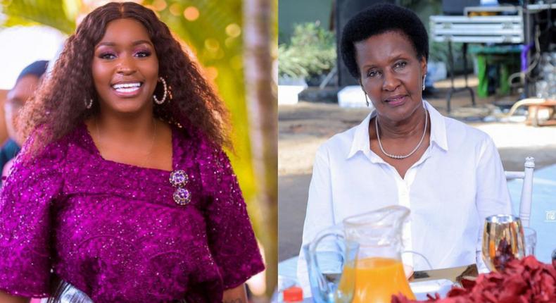 Winnie Nwagi and Amelia Kyambadde