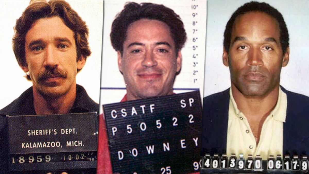 Tim Allen, Robert Downey Jr., O.J. Simpson. Gwiazdy skazane na wyroki więzienia