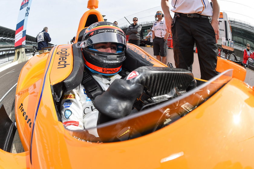 Fernando Alonso miał zaskakującą kolizję na Indy 500 w Indianapolis