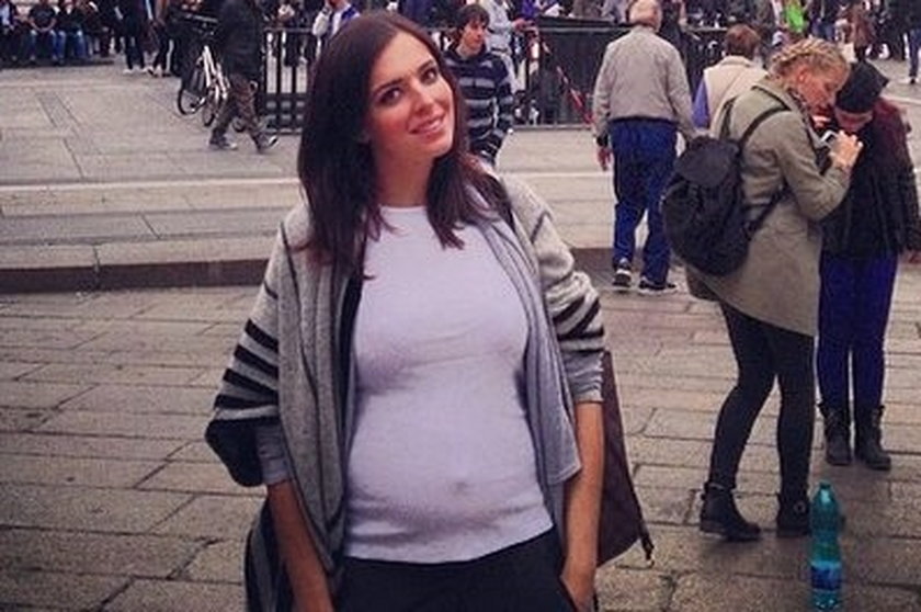Anna Wendzikowska pozuje w ciąży