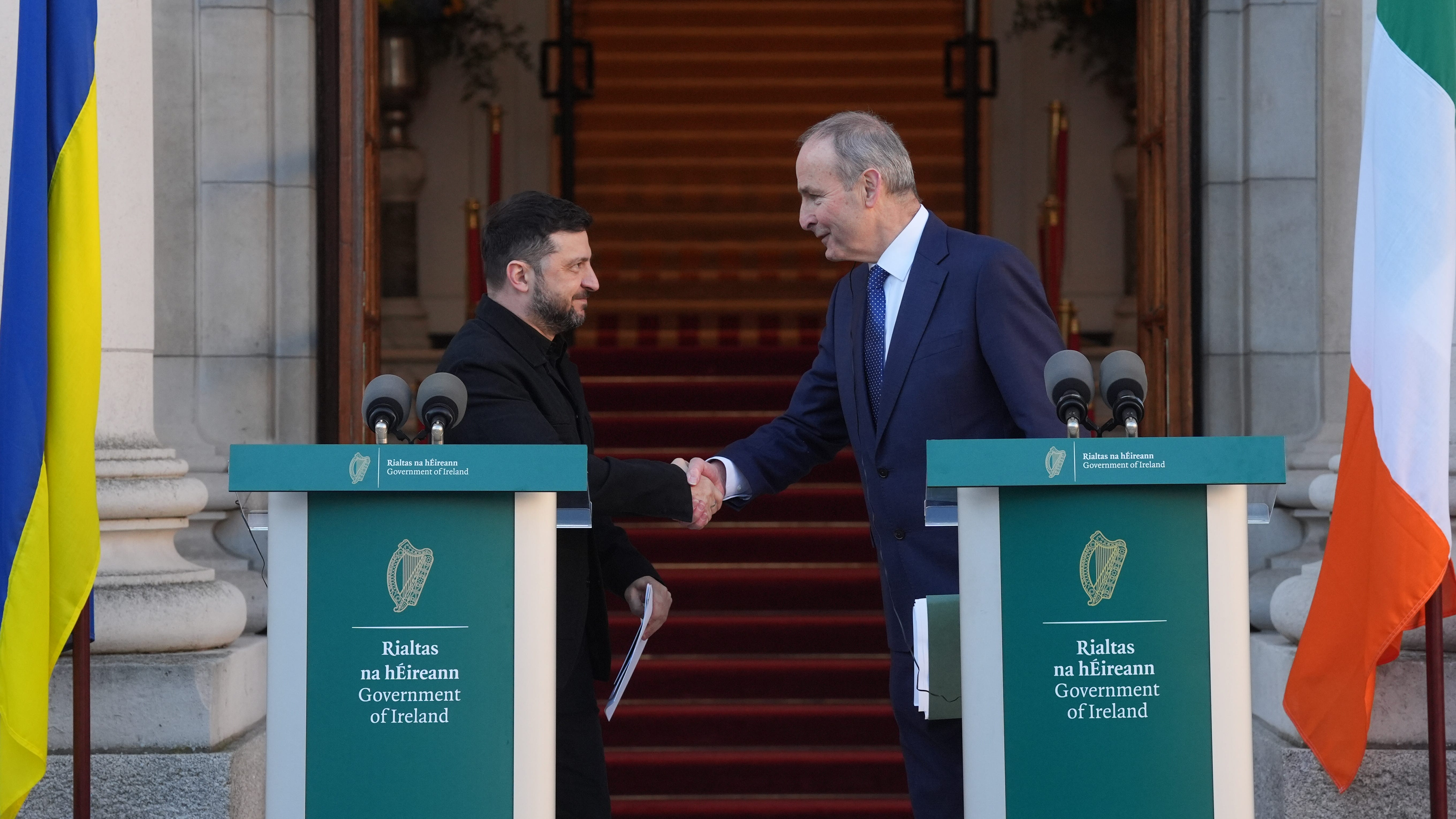 Ireland pledges €100 million to Ukraine 'for as long as it takes'