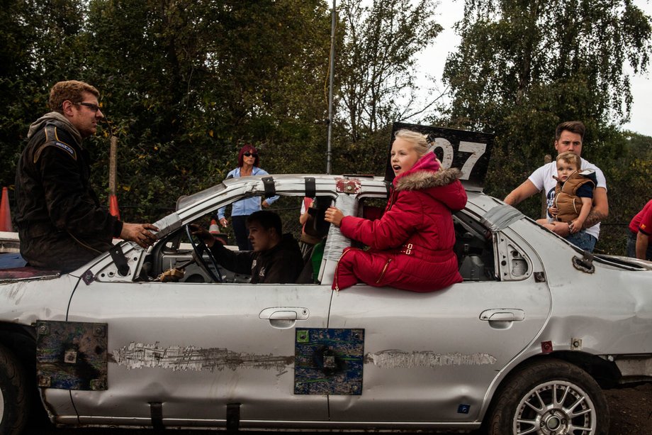 The races are popular for family get-togethers, where families come to support their favorite racer.