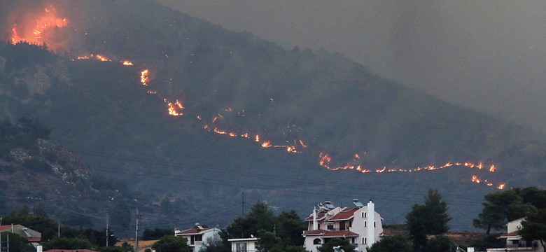 Gigantyczny pożar pod Atenami. Ewakuacja kilkunastu miejscowości