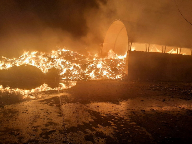 Ogromny pożar na Śląsku. Toksyczna chmura nad miastem