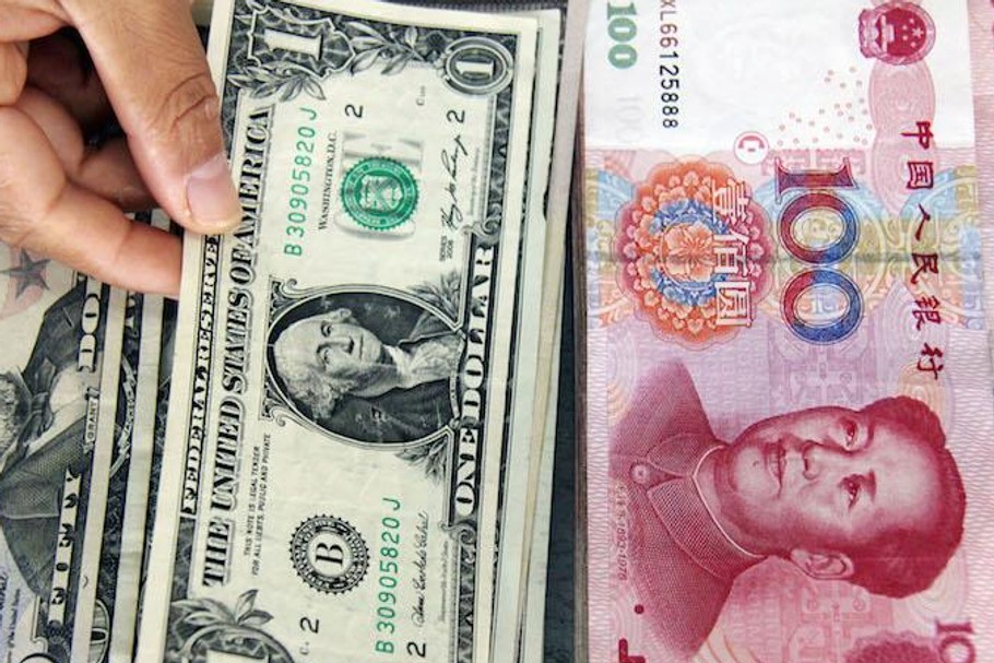 chiny dolar juan renminbi