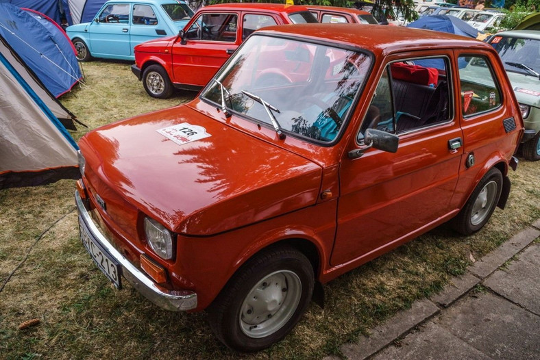 500 małych Fiatów w Krakowie