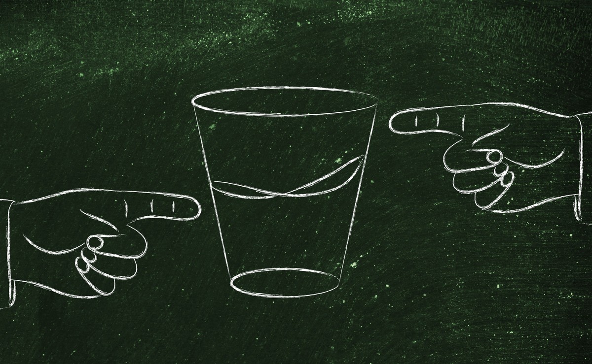 Szklanka do połowy pełna czy pusta?