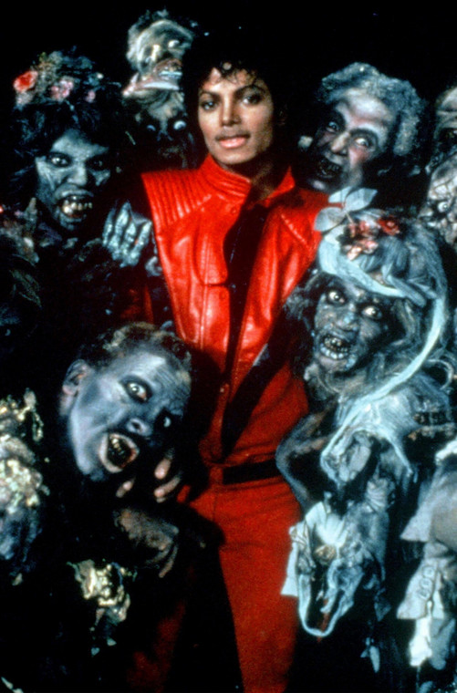 Michael Jackson na planie "Thrillera"