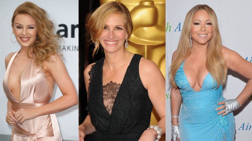 Kylie Minogue, Julia Roberts, Mariah Carey