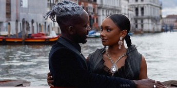 Mr Eazi and Temi Otedola