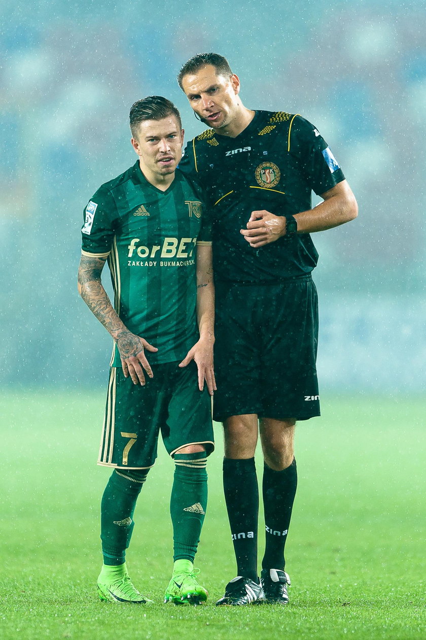 Pilka nozna. Ekstraklasa. Slask Wroclaw - Lechia Gdansk. 28.07.2017