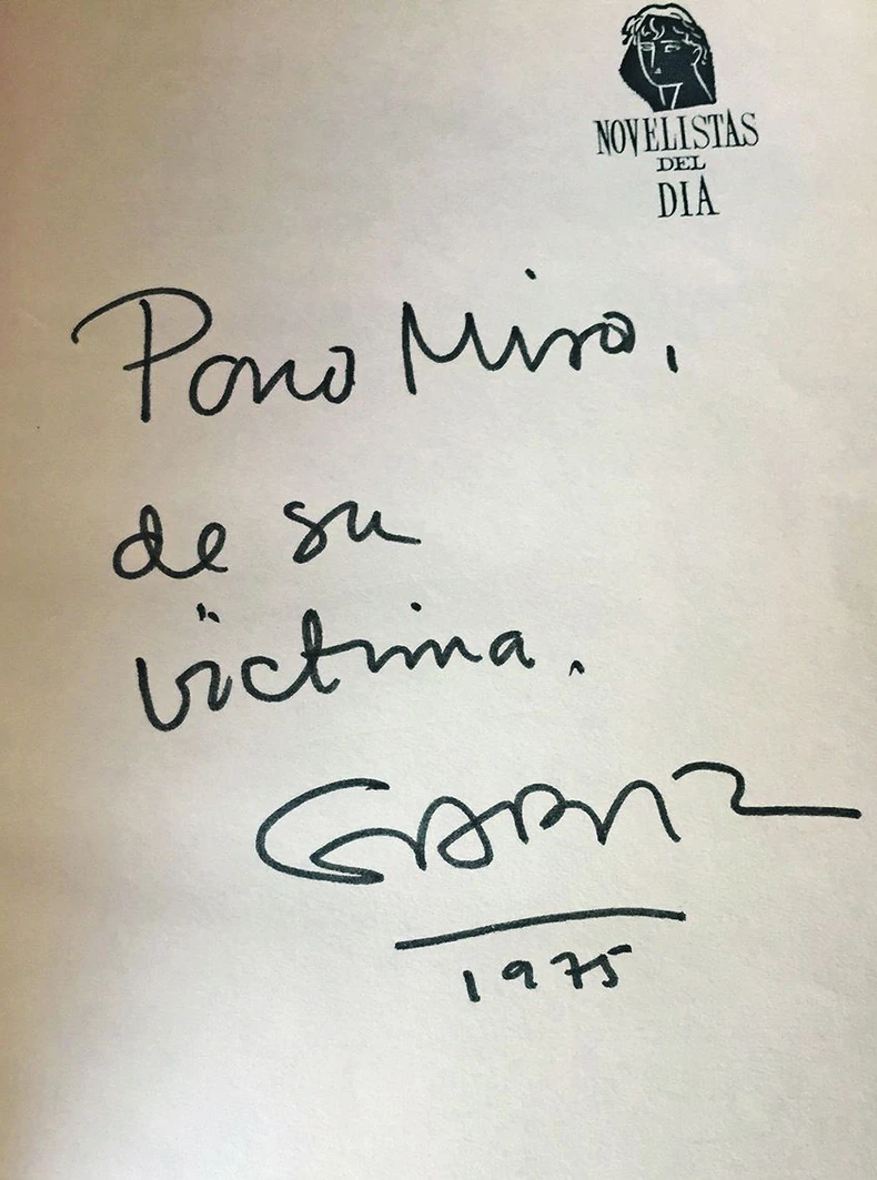 posveta Markesa na knjizi „Jesen patrijarha“