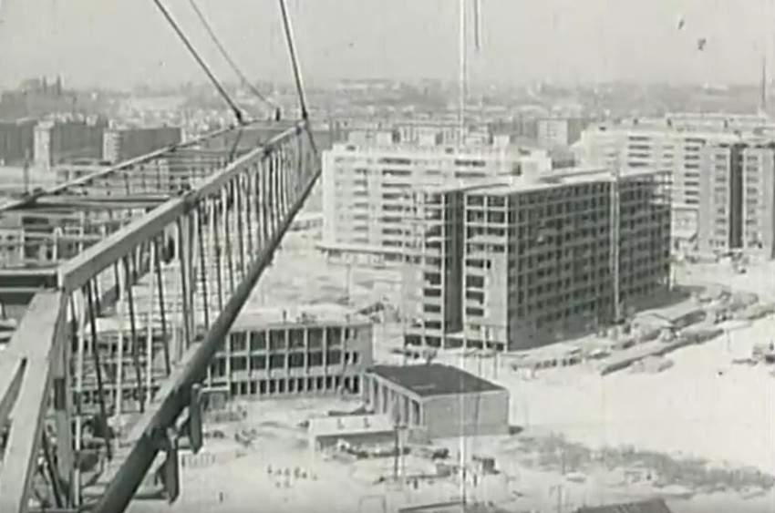 Slike sa početka gradnje Novog Beograda