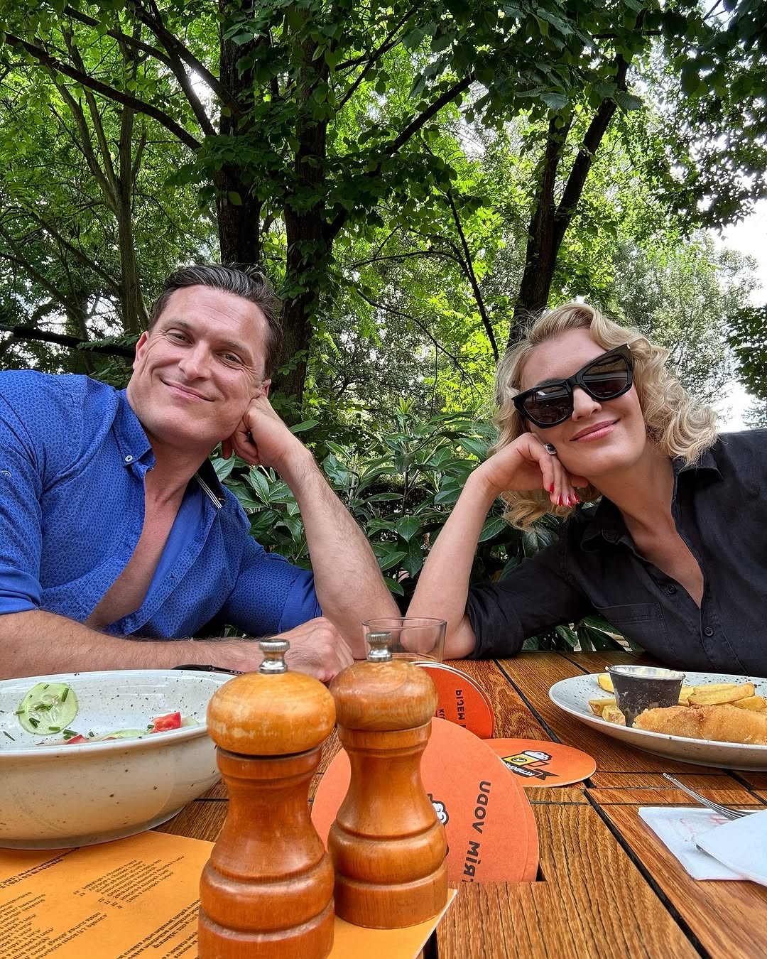 Ján Koleník a Jana Majeská si vychutnali spoločný obed.