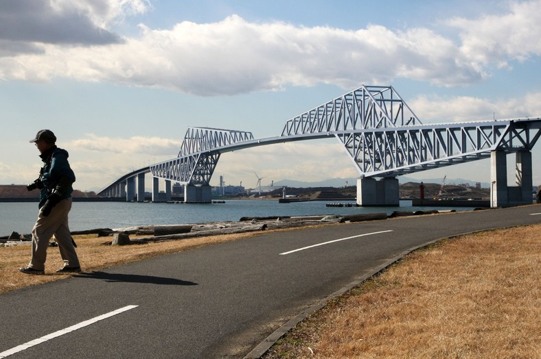 Nowy symbol Tokio - Tokyo Gate Bridge - ma 2618 metrów długości (3). Fot. Tomohiro Ohsumi/Bloomberg.