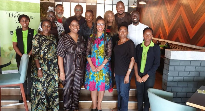 Members at the Lagos reading session of the AIFA Reading Society