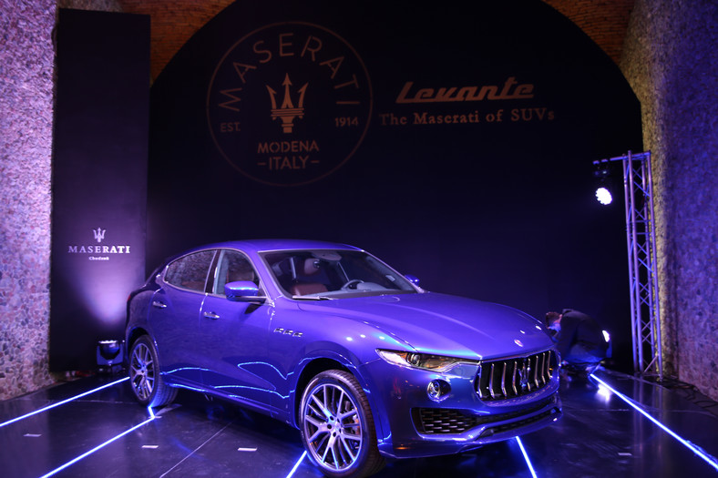 Maserati Levante w Warszawie - premiera