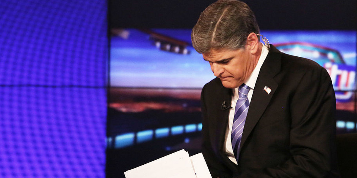 Sean Hannity lives on an island at Fox News