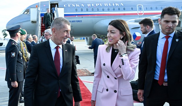 Andrej Babiš i Adrijana Mesarović