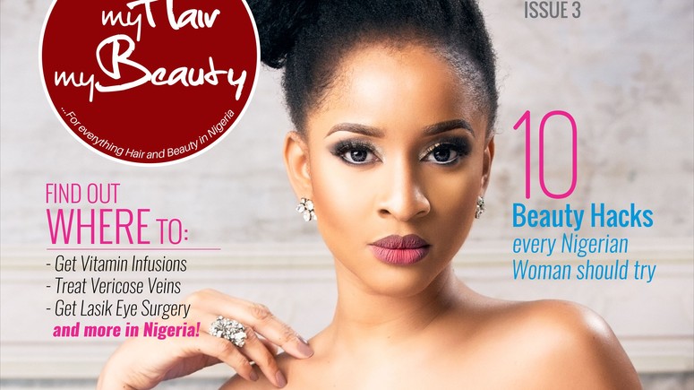 Amvca Winning Actress Looks Stunning On The Cover Of My Hair My Beauty Magazine Pulse Nigeria