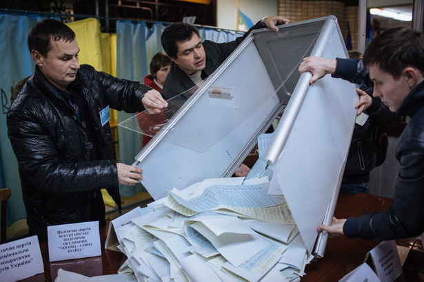 Wyniki wyborów na Ukrainie po podliczeniu 38% głosów
